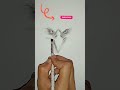 Charcoal  Eagle Drawing - Easy Eagle Drawing - Easy Charcoal Drawing - How to Draw Eagle #shorts
