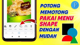 Cara Memotong Shape Bulat Menggunakan Menu Shape di Pixellab screenshot 5