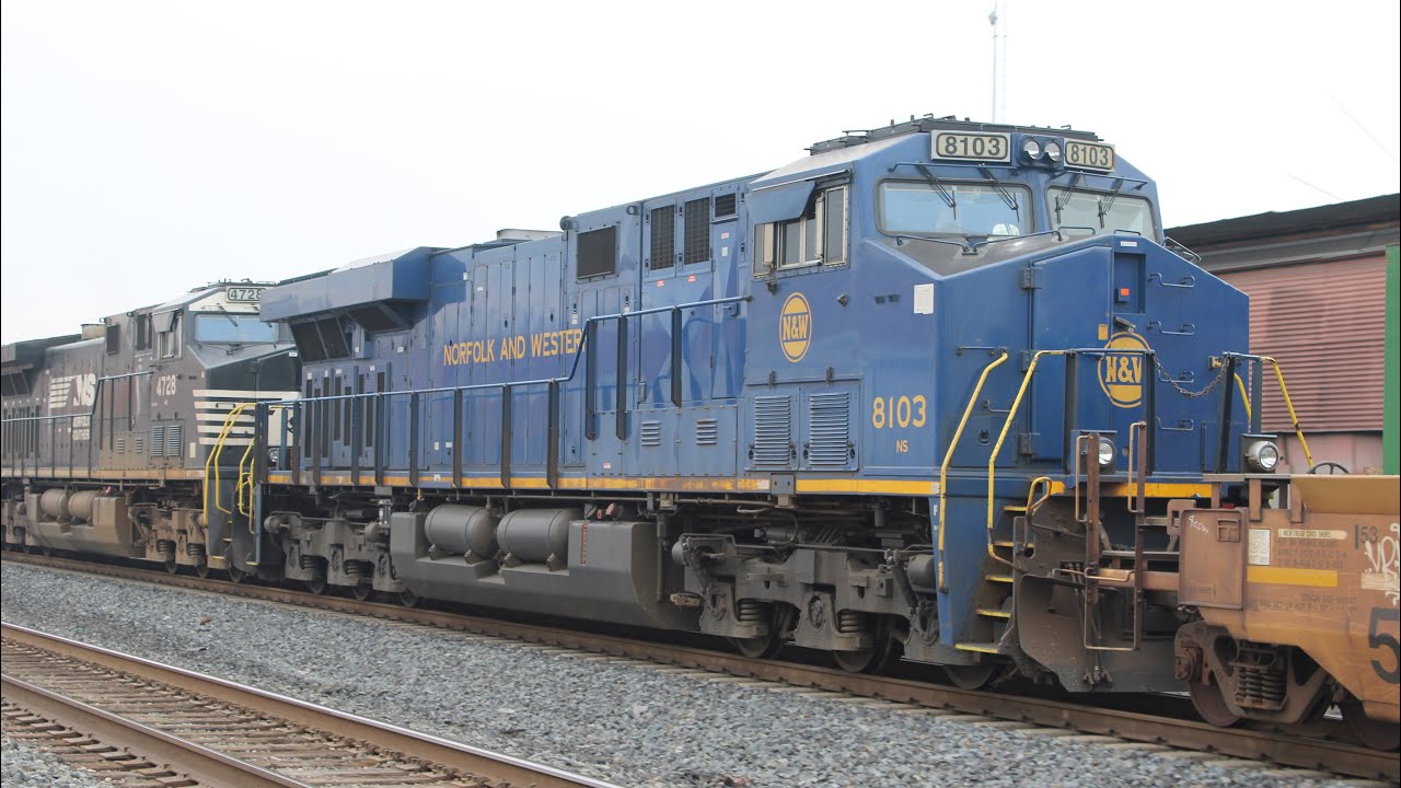 Railfanning Montebello and Commerce with rare NS units, a UP geo train and Amtrak 9700