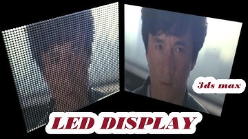 LED DISPLAY modeling in 3ds max /  Create LED DISPLAY in 3ds max tutorial
