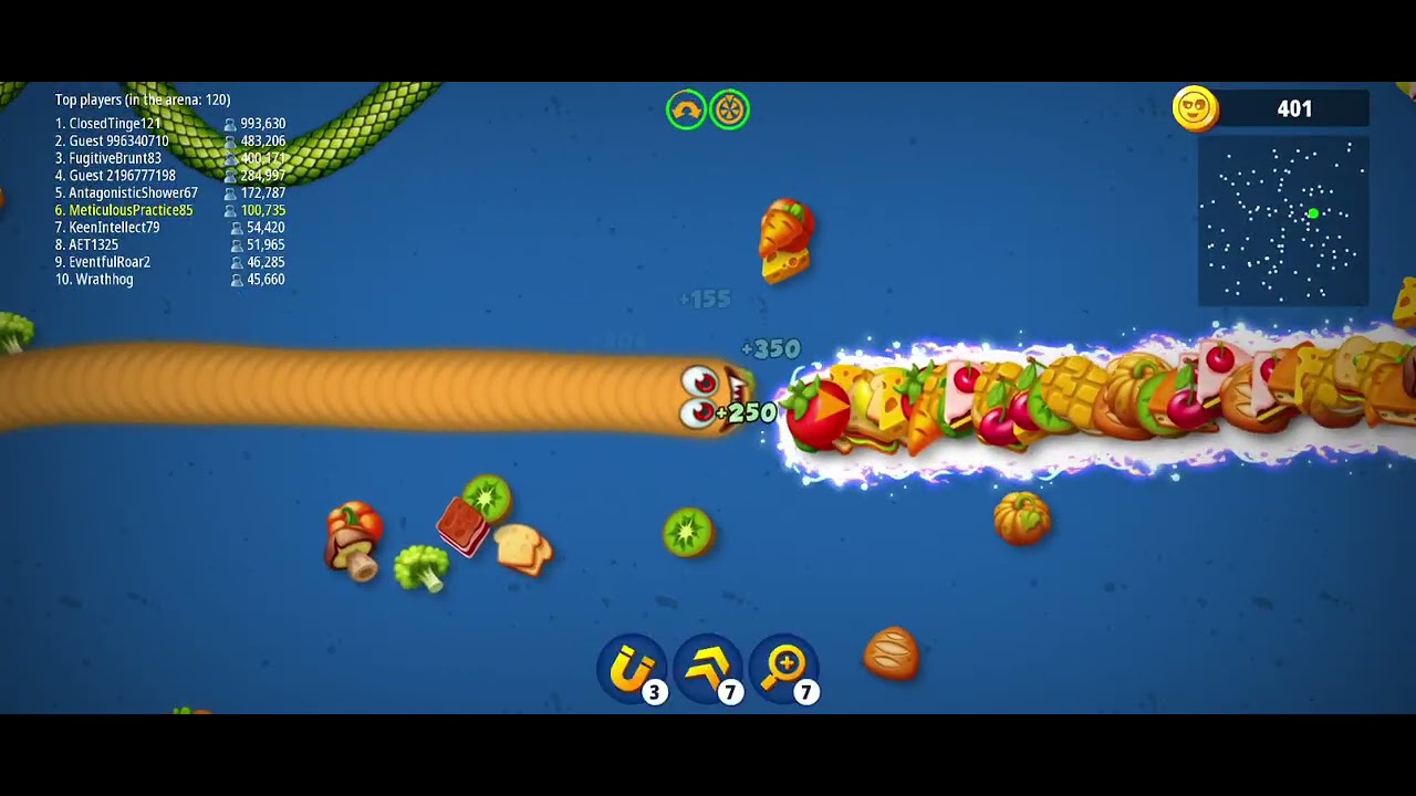 Warms zone game play #viral #wormszone #trending #gaming 