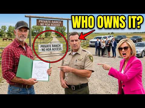 HOA Karen Told Realtors I Was Just the Ranch Hand — Then the Sheriff Asked Who Owned the Land
