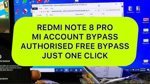 How to Remove Mi Account | Redmi Note 8 Pro Mi Account Bypass Just One Click. Without Box & Dongle