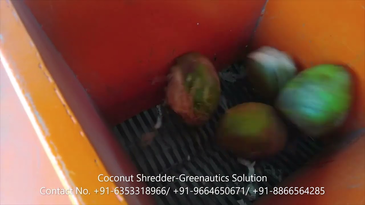 Tender Coconut shredder, Greenautics Solution, Ahmedabad, Gujarat, India