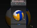 Volleyball Modeling in 3ds Max | Quick 3D Object Creation #shorts #3dsmax #blender3d #bolleyball