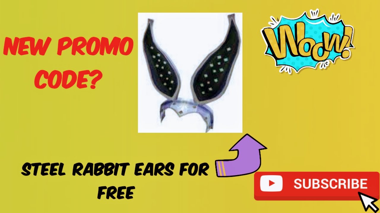 How To Get *Free* Steel Rabbit Ears NEW PROMO CODE • ROBLOX• YouTube