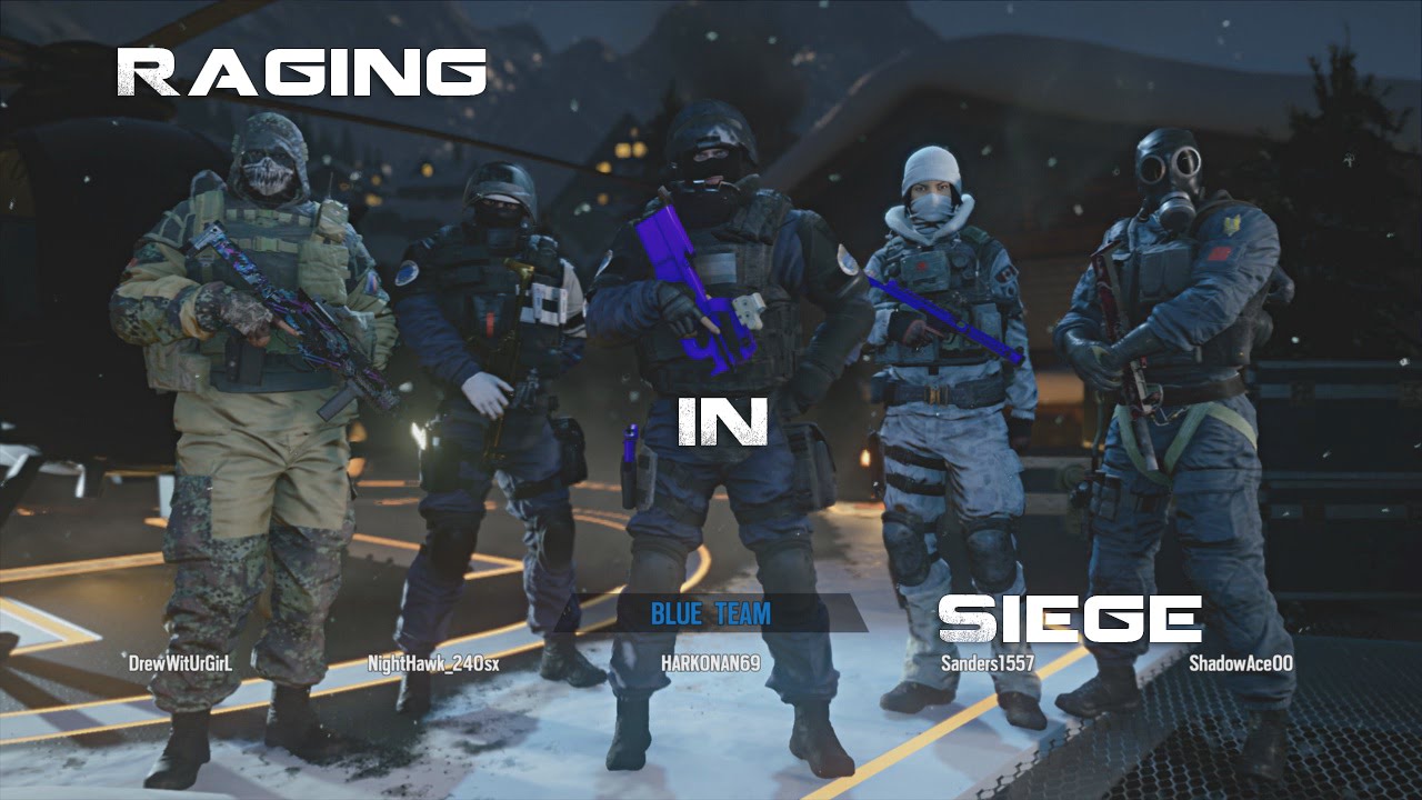 Rainbow Six Siege Raging!! - YouTube