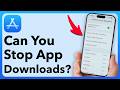 Can You Prevent App Downloads Without Deleting The App Store?