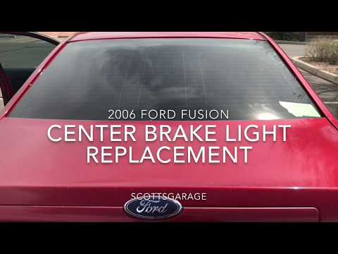 Center Rear Brake Light Replacement 2006 Ford Fusion