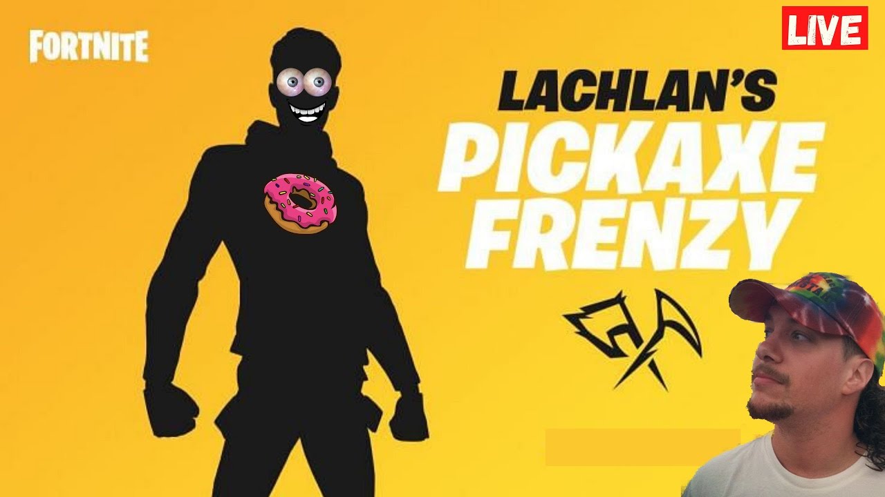 Live Unlocking Lachlans Skin Pickaxe Frenzy Tournament Live Fortnite Battle Royale Youtube