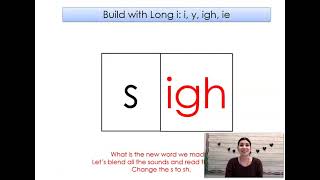 Long /i/ i, igh, y, ie Phonics Lesson Day 2