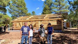 Meadowlark Rancher AMISH LOG HOME ASSEMBLED IN 1 1/2 DAYS In Arizona