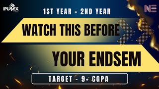 Subject Overview | Endsem Strategy | 1st Year | 2nd Year | IPUNEX