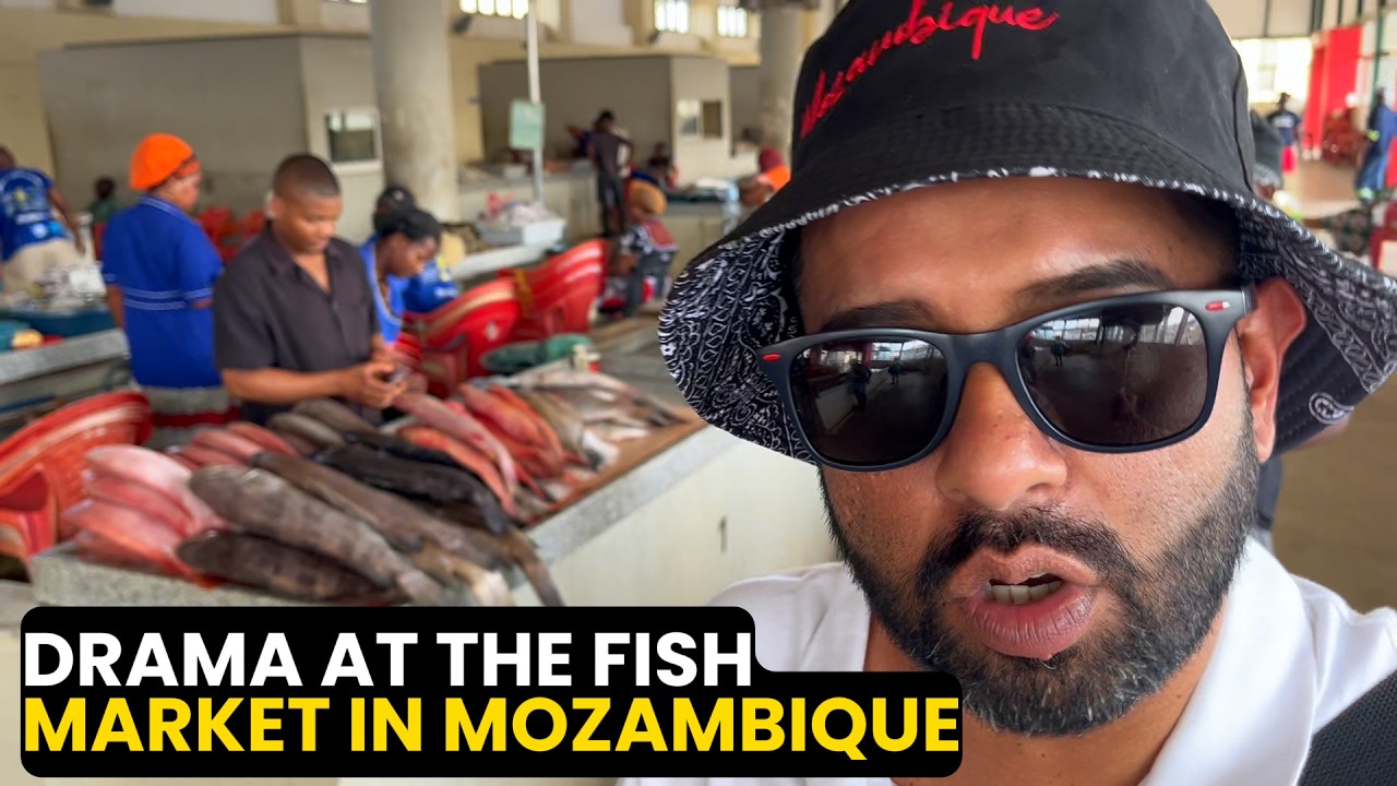 Drama At The Fish Market in Mozambique