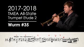 2017-2018 TMEA All-State Trumpet Etude 2 - Wurm No. 35