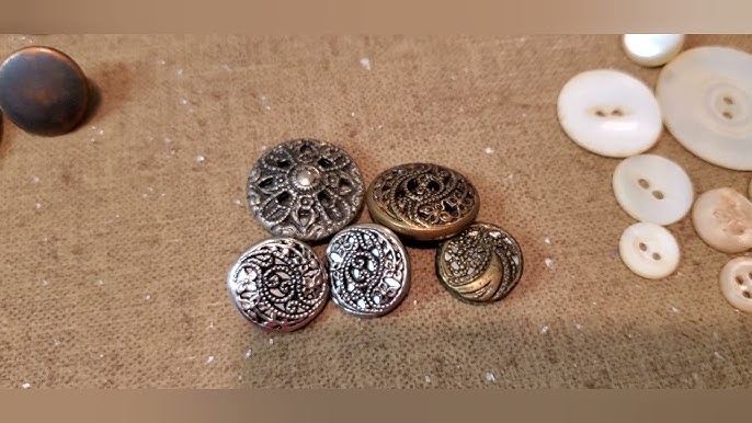 Tutorial: How to 'antique' cheap gold buttons & jewellery - The Dreamstress