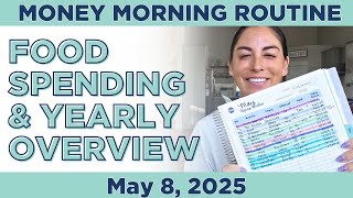 Money Morning Routine | Cash Spending + Yearly Overview Trends