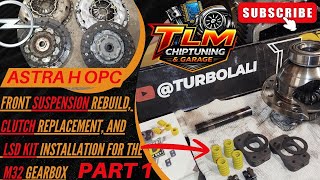 Astra OPC/VXR clutch replacement and LSD kit installation into the Getrag M32 gearbox Part 1