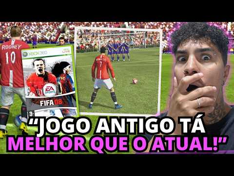 O dia que o Chuvisco ficou MALUCO com o FIFA 08 da Geração Antiga!