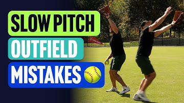 8 veelvoorkomende fouten bij het spelen in het outfield bij slow pitch softbal