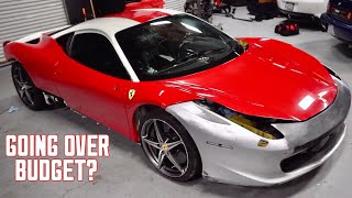 How much money i've spent on my wrecked ferrari 458...($140,000+)