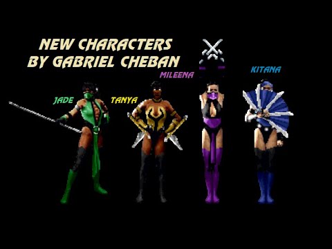 [MORTAL KOMBAT PROJECT] NEW VERSION of Tanya + Kitana, Mileena and Jade UPDATE by Gabriel Cheban