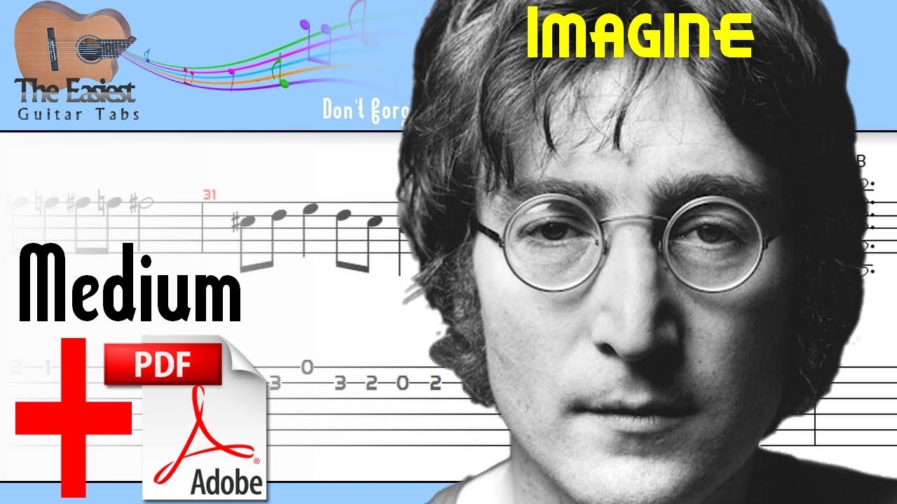 Video of John Lennon - Imagine Guitar Tab
