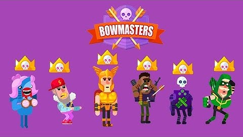 Bowmasters premium Characters Gameplay Walkthrough Part 1