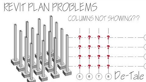 Revit PLAN Problems - Columns Not Showing??