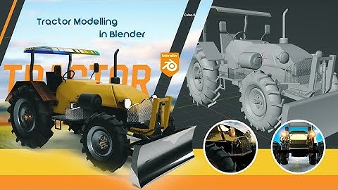 Tractor in Blender
