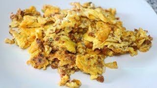 COMO HACER HUEVOS CON CHORIZO