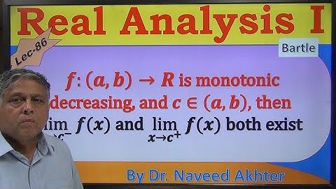 Lec 86 f moonotonic decreasing left and right limit exist