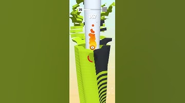 Stack Ball Explode Level 26 sec in Completed #stackball #stackball3dgame #shorts #games #viralvideo
