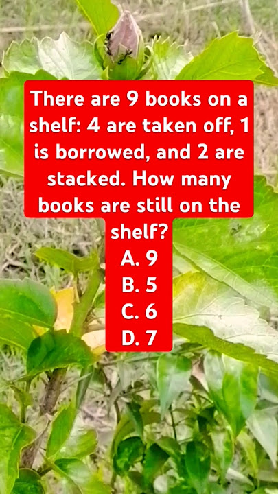 How many books are still on the shelf? #shorts #trending #puzzle #riddles #quiz #canyouanswer