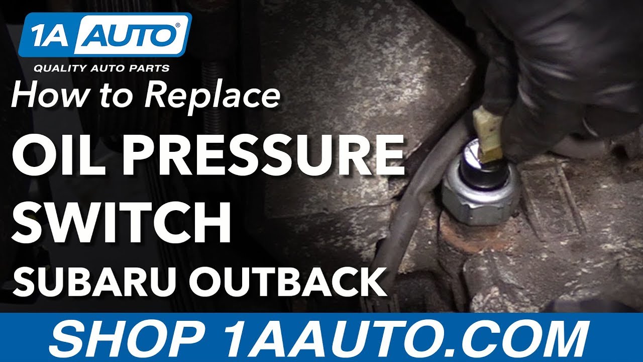 How to Replace Oil Pressure Sender 2000-10 Subaru Outback | 1A Auto