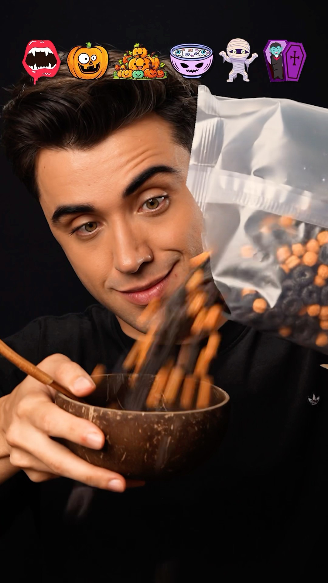 Crunchy Halloween Cereals \u0026 Coated Peanuts ? ASMR