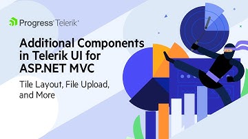 Additional Components in Telerik UI for ASP.NET MVC | Chapter 8