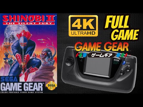 The G.G. Shinobi II: The Silent Fury | GAME GEAR| 4K60ᶠᵖˢ UHD🔴| Longplay Walkthrough Full Movie Game