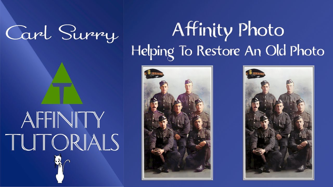 Affinity Photo Helping To Restore An Old Photo YouTube