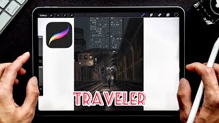 Traveler Digital Art | Procreate Drawing On iPad Pro screenshot 3