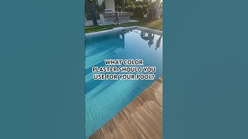 How to pick a pool plaster color! 🙌🏼 #backyard #pooldesign #poolplaster #landscapedesign #luxury