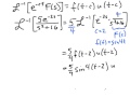 Inverse Laplace Transforms - Step Functions