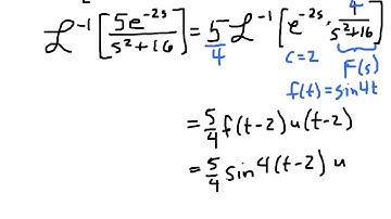 Inverse Laplace Transforms - Step Functions