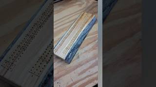 Cribbage Board From Scratch #handtools #woodworking #diy #games #beginners #easy #simple #cribbage
