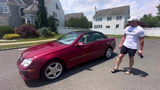 2004 Merce4des-Benz CLK500 AMG Sport Package, Firemist Red, 2 owner, all original paint 5/26/24