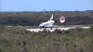 STS-133 Discovery - Landing Replays - East side of Runway
