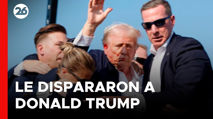 🚨 URGENTE - EEUU | Así le dispararon a DONALD TRUMP en un acto de campaña en Pensilvania