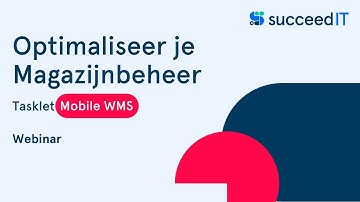 Optimaliseer jouw magazijnbeheer met Tasklet Mobile WMS