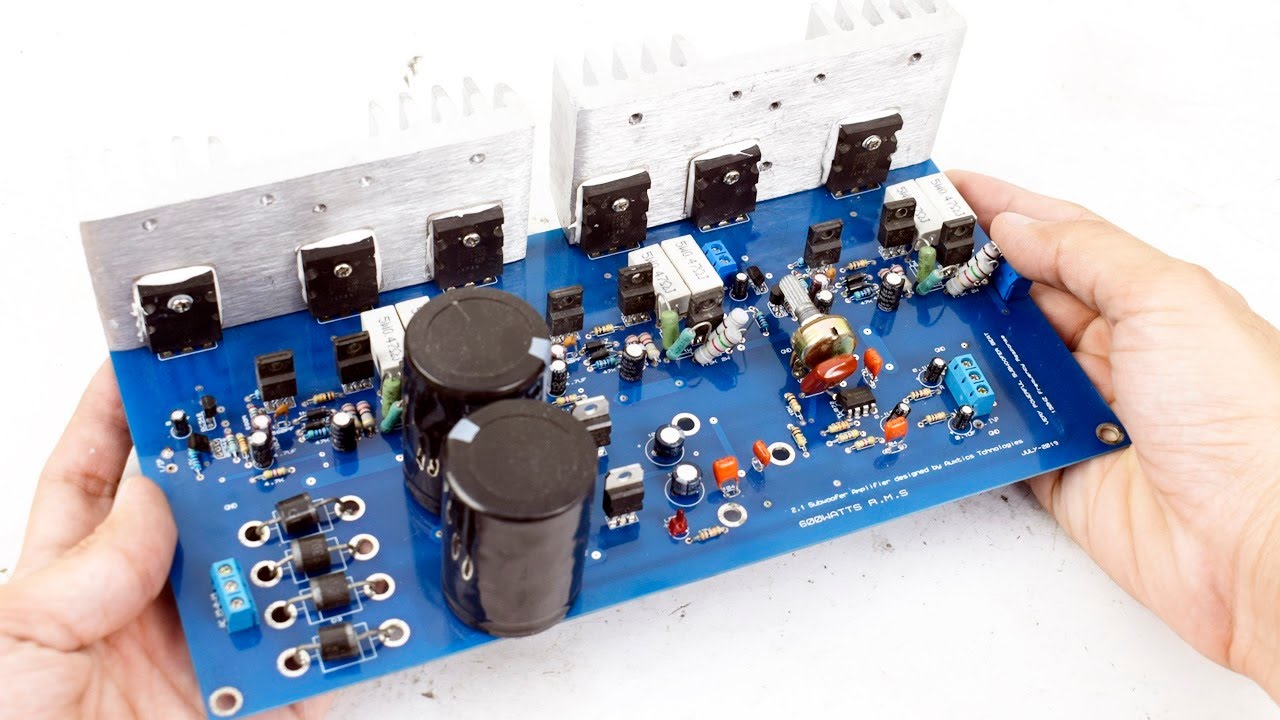 C5200 2.1 Subwoofer Power Amplifier Kit Review - YouTube