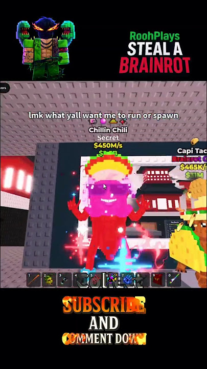 I GOT THE LIMITED CHILLIN CHILI 🌶️ BRAINROT! | Steal a Brainrot #stealabrainrot #roblox